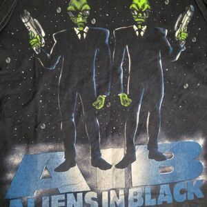 Vintage Aliens In Black Men In Black Parody T-Shirt